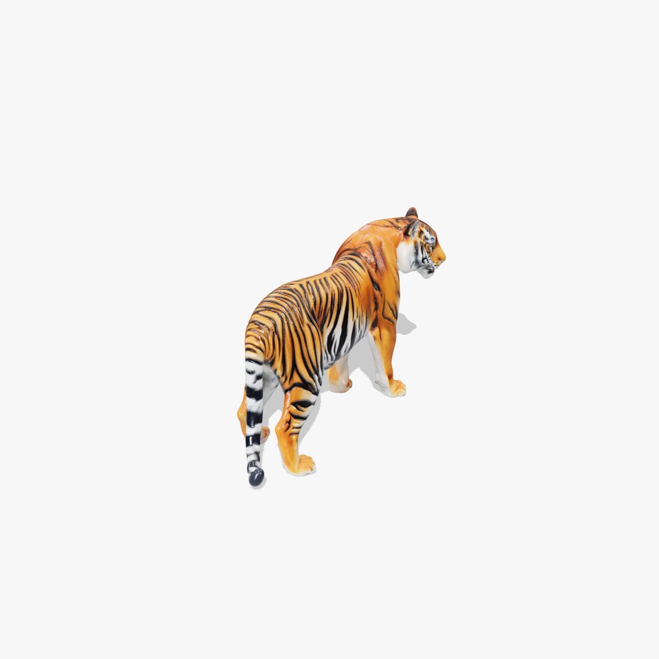 Realistic Bengal Tiger 3D Model with Detailed Textures